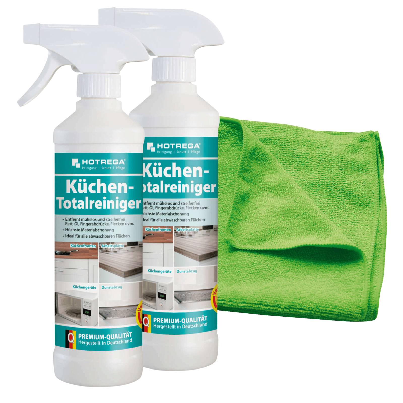 HOTREGA Küchen Totalreiniger Set 3-teilig