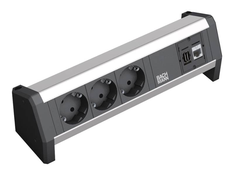 Bachmann DESK 1 3x Steckdose 1x HDMI 1x CAT6 (902.0001)