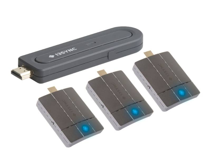 i3 Technologies Full HD Plug / Play Präsentationstool Set 3+1 drahtlos (VSV00055...