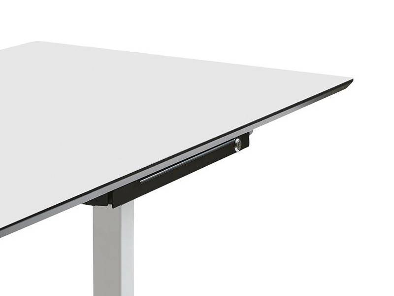 TecLines TUS008B Unterbau Schublade 186mm tief S, abschließbar, schwarz