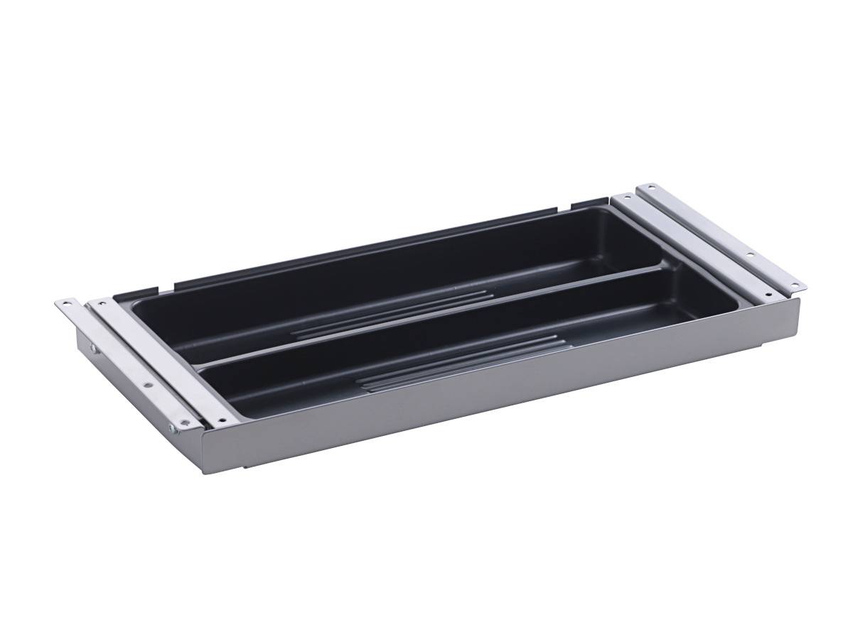 TecLines TUS007A Unterbau Schublade 186mm tief S, silber