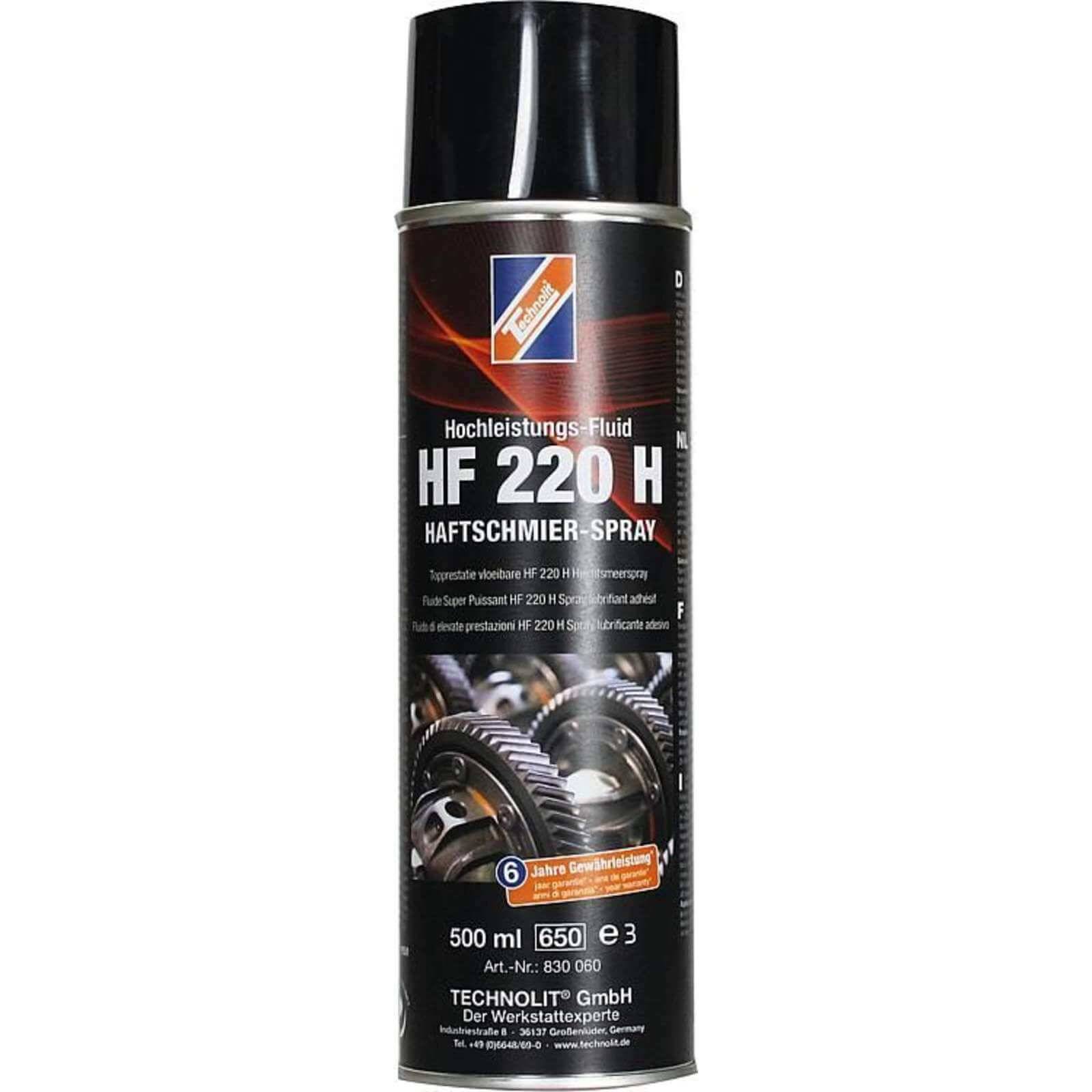 TECHNOLIT Haftschmier-Spray Hochleistungs-Fluid HF220H 500 ml