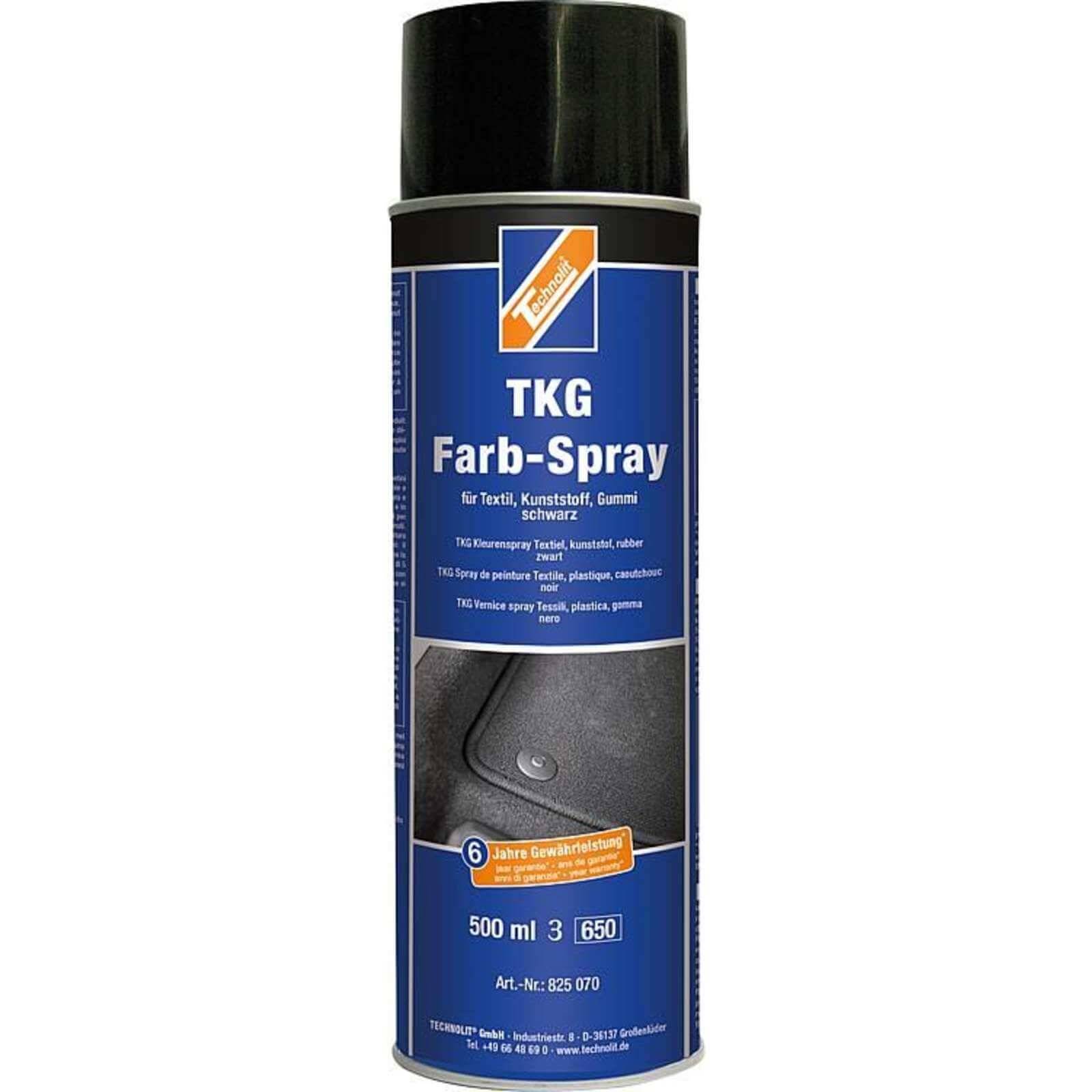 TECHNOLIT TKG-Farbspray 500 ml - Farbe:schwarz