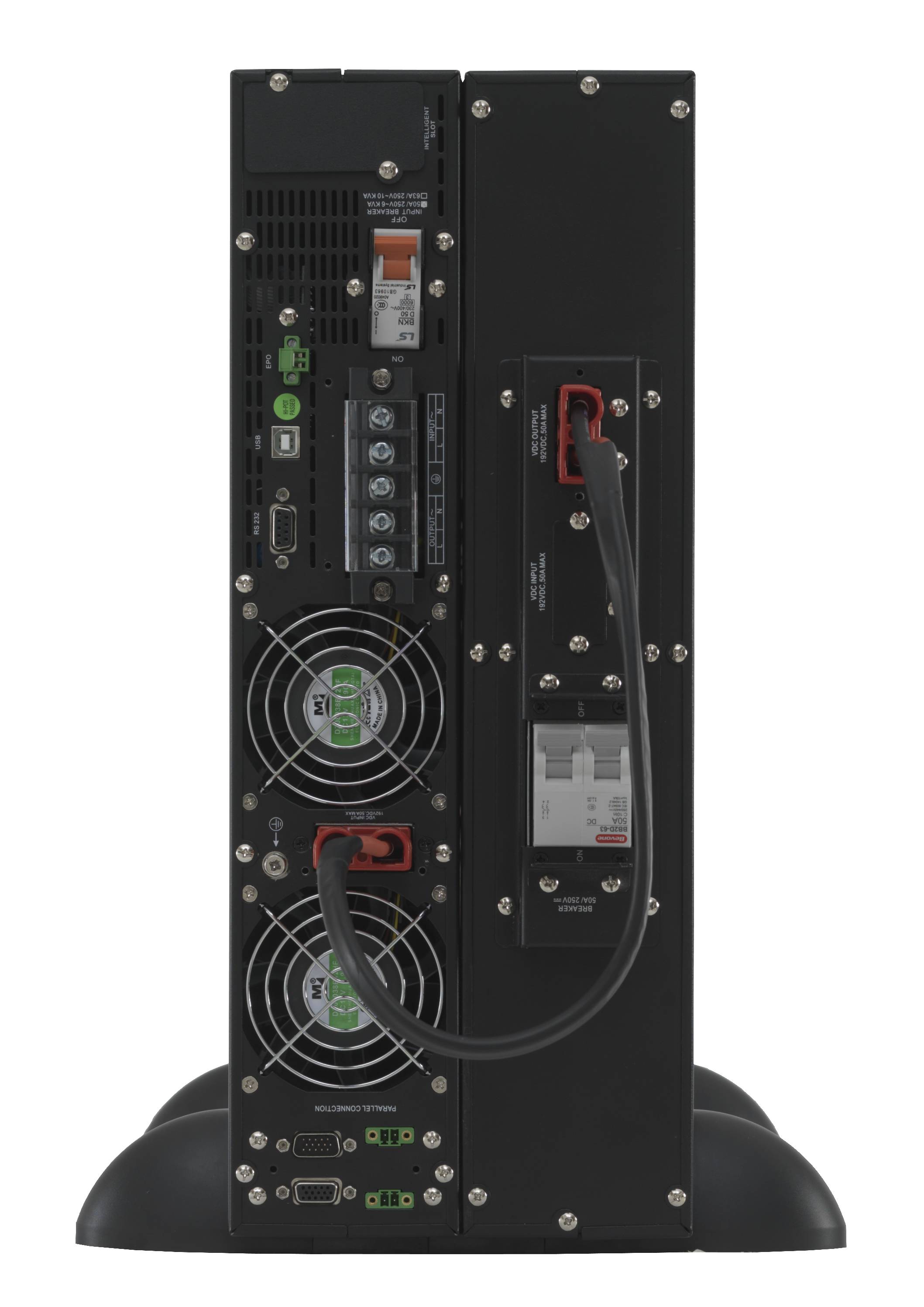 Online USV XANTO 6000 - USV (in Rack montierbar/extern) - Wechselstrom 230 V - 6000 Watt - 6000 VA 7 Ah - RS-232, USB - 2U - 48.3 cm (19")