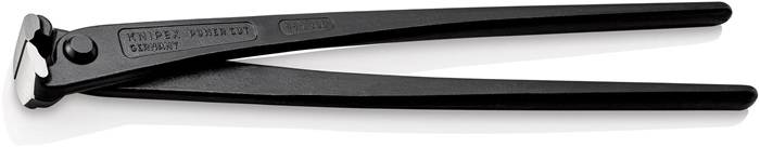 Kraftmonierzange L.300mm pol.schwarz atram.KNIPEX