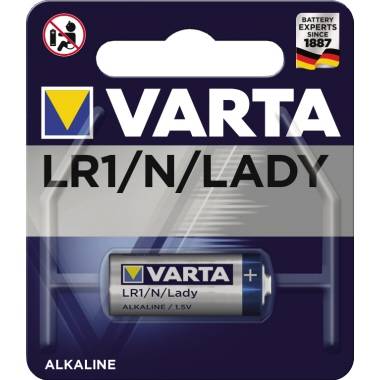 Varta Batterie 04001101401 Lady LR1 1,5V 880mAh Alkali-Mangan