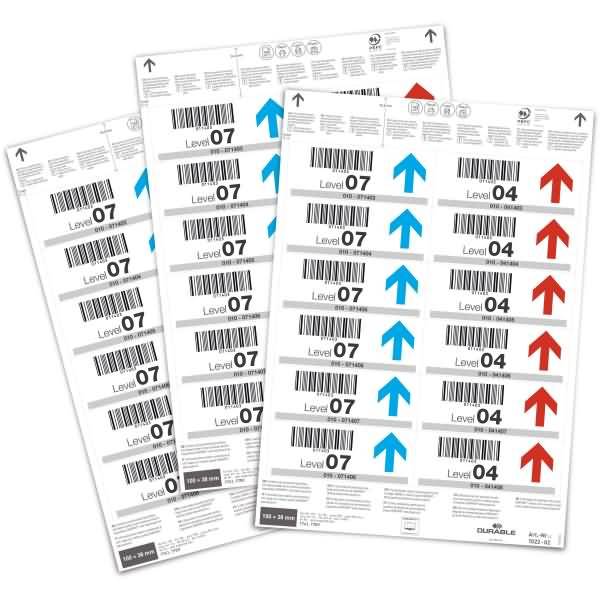 Einsteckschild für Logistiktasche 100x38mm weiß VE=240 Stück