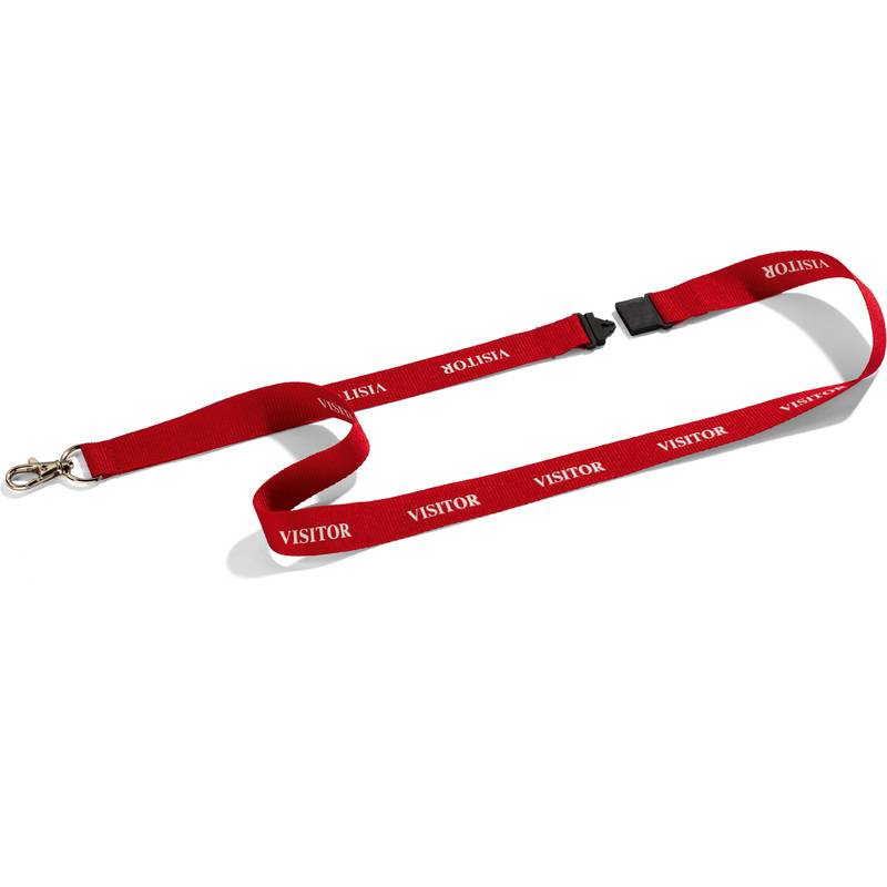 DURABLE Textilband 20 VISITOR, Länge: 440 mm, rot