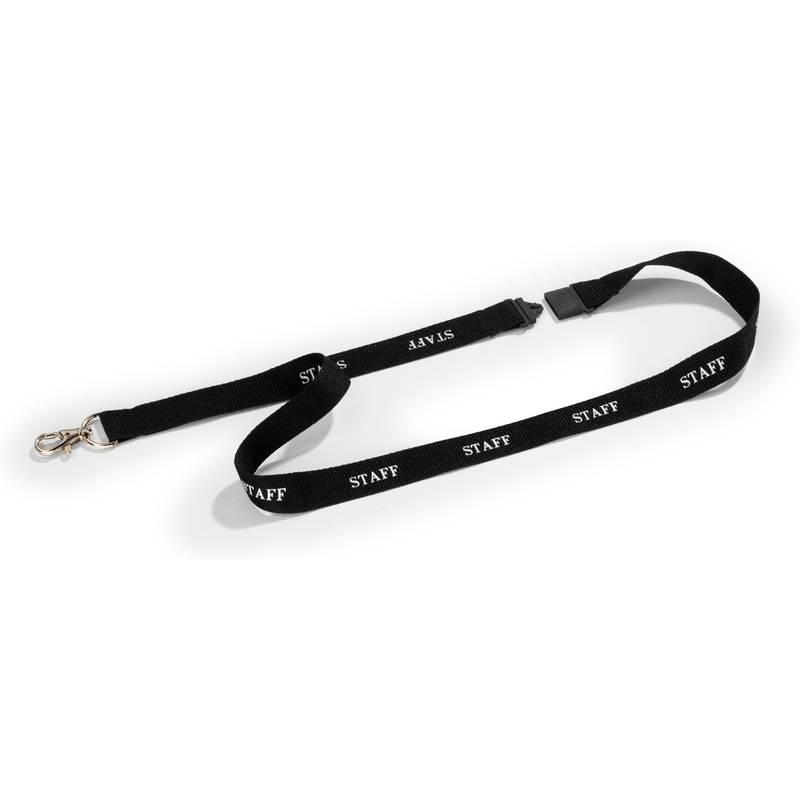 DURABLE Textilband 20 STAFF, Länge: 440 mm, schwarz