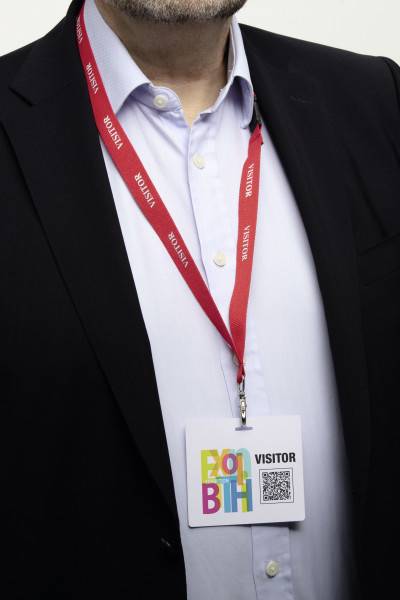 DURABLE - Namensschild - weiß (Packung mit 100)