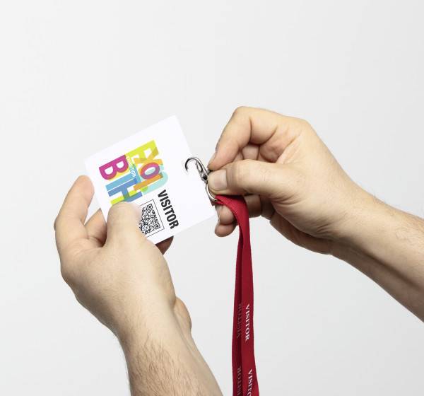 DURABLE - Namensschild - weiß (Packung mit 100)