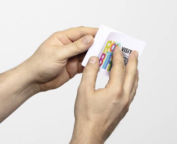 DURABLE - Namensschild - weiß (Packung mit 100)