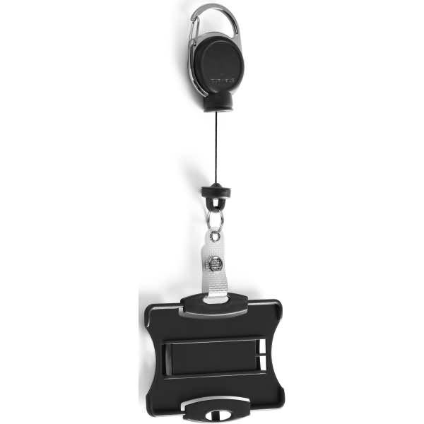 Ausweishalter mit Jojo Extra Strong für 1 Ausweiskarte schwarz