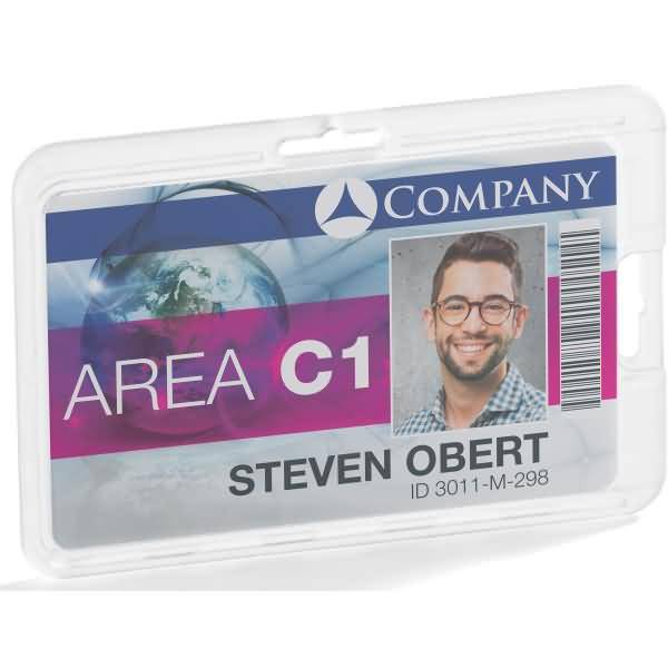 Kartenhalter für 1 Karte 87x54cm transparent VE=10 Stück