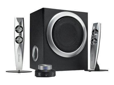 Wavemaster STAX - Lautsprechersystem - 2.1-Kanal - kabellos - Bluetooth - 46 Watt (Gesamt)