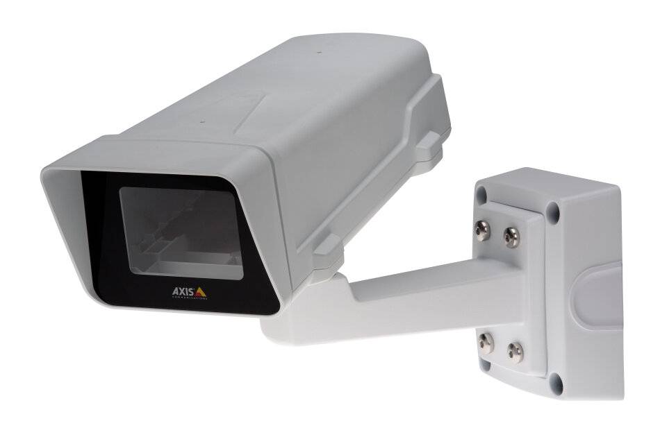 AXIS T93F20 OUTDOOR HOUSING POE, Wetterschutzgehäuse, für Axis P13, Q16, Wandarm, IP66, IK10, PoE, weiß
