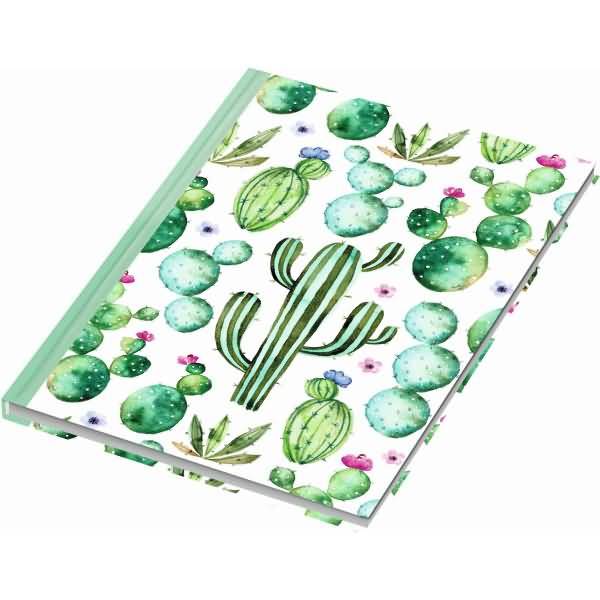 Notizbuch A4 -Kakteen- blanko 96 Blatt