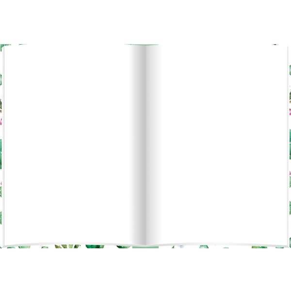 Notizbuch A4 -Kakteen- blanko 96 Blatt