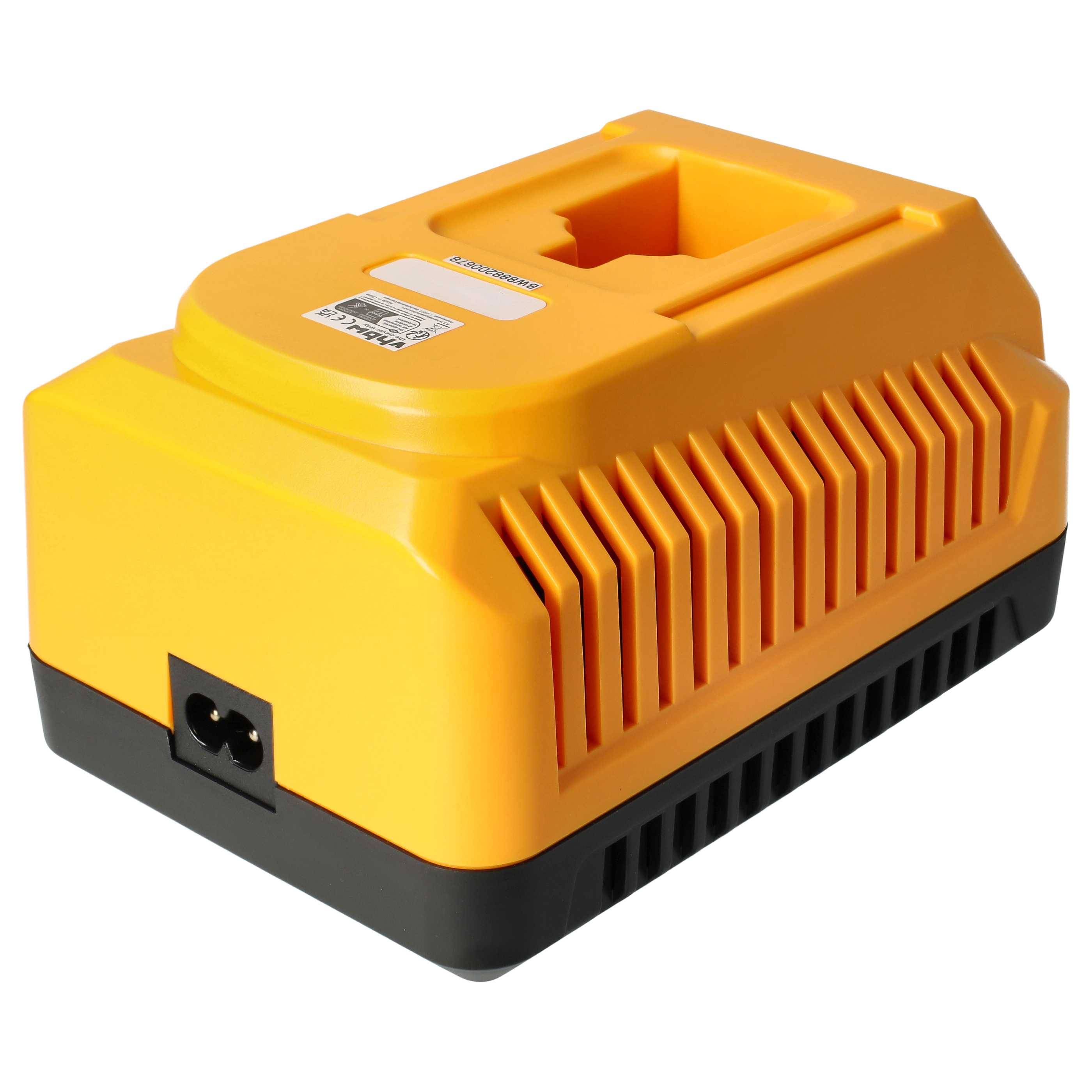 vhbw Ladegerät kompatibel mit Dewalt DE9039, DE9057, DE9061, DE9062 Werkzeug Ni-Cd, NiMH-Akkus