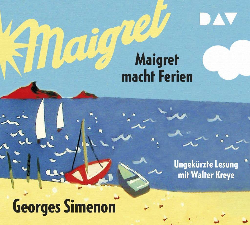 Maigret macht Ferien, 5 Audio-CDs Ungekürzte Lesung mit Walter Kreye. CD Standard Audio Format