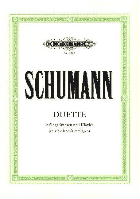 34 Duette für 2 Singstimmen und Klavier für 2 Singstimmen und Klavier