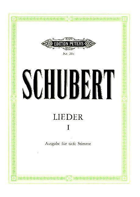 92 Lieder (Schöne Müllerin op.25 D 795, Winterreise op.89 D 911, Schwanengesang op.23,3 D 957 u. a.), t Tiefe Singstimme