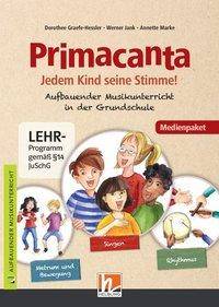 Primacanta. Medienpaket, 2 Audio-CDs und 1 DVD-ROM Aufbauende Musikpraxis in der Grundschule