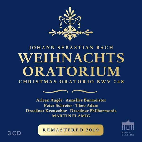 Weihnachtsoratorium (2019 Remaster), 3 Audio-CDs Flämig/Dresdner Kreuzchor/Dresdner Philh