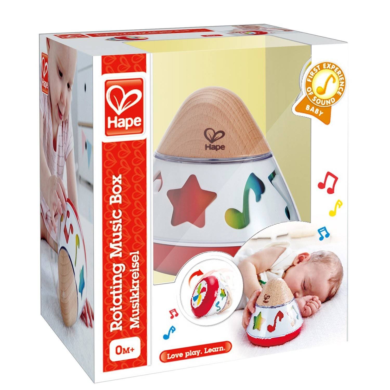 Hape E0332 - Musikkreisel, Kreisel, Klangspielzeug