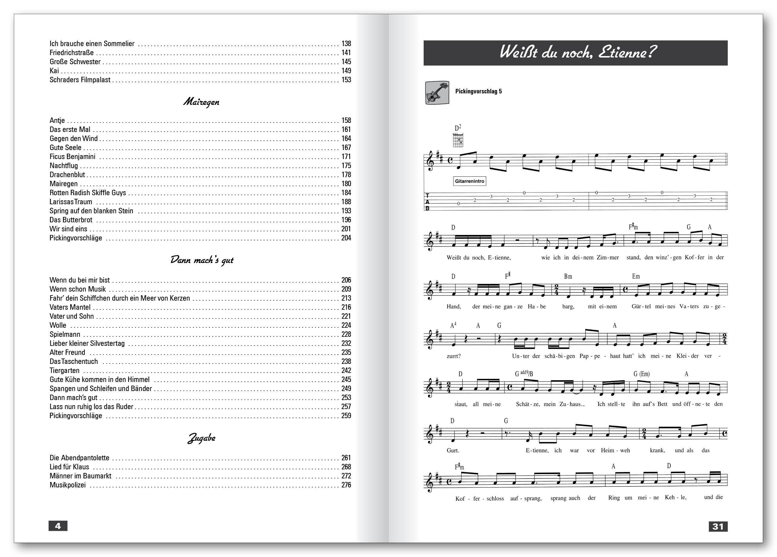 Bis heute Reinhard Mey Lieder 2001 bis 2013 - Mit Zupftechniken für Gitarre, Noten und kompletten Texten
