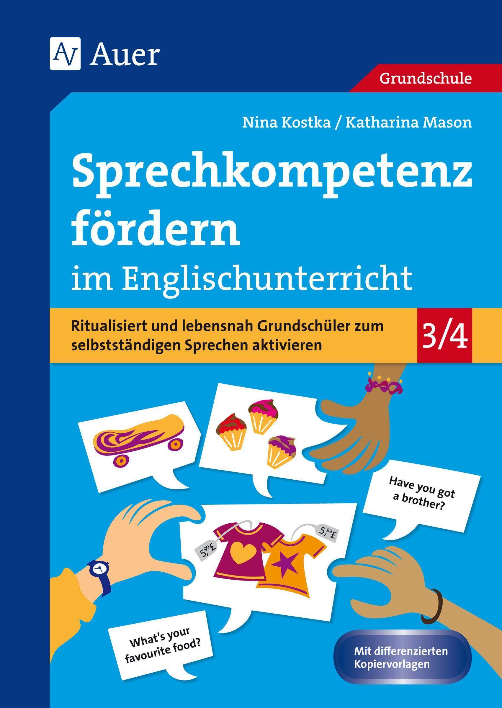 Sprechkompetenz fördern im Englischunterricht Ritualisiert und lebensnah Grundschüler zum selbstständigen Sprechen aktivieren (3. und 4. Klasse)