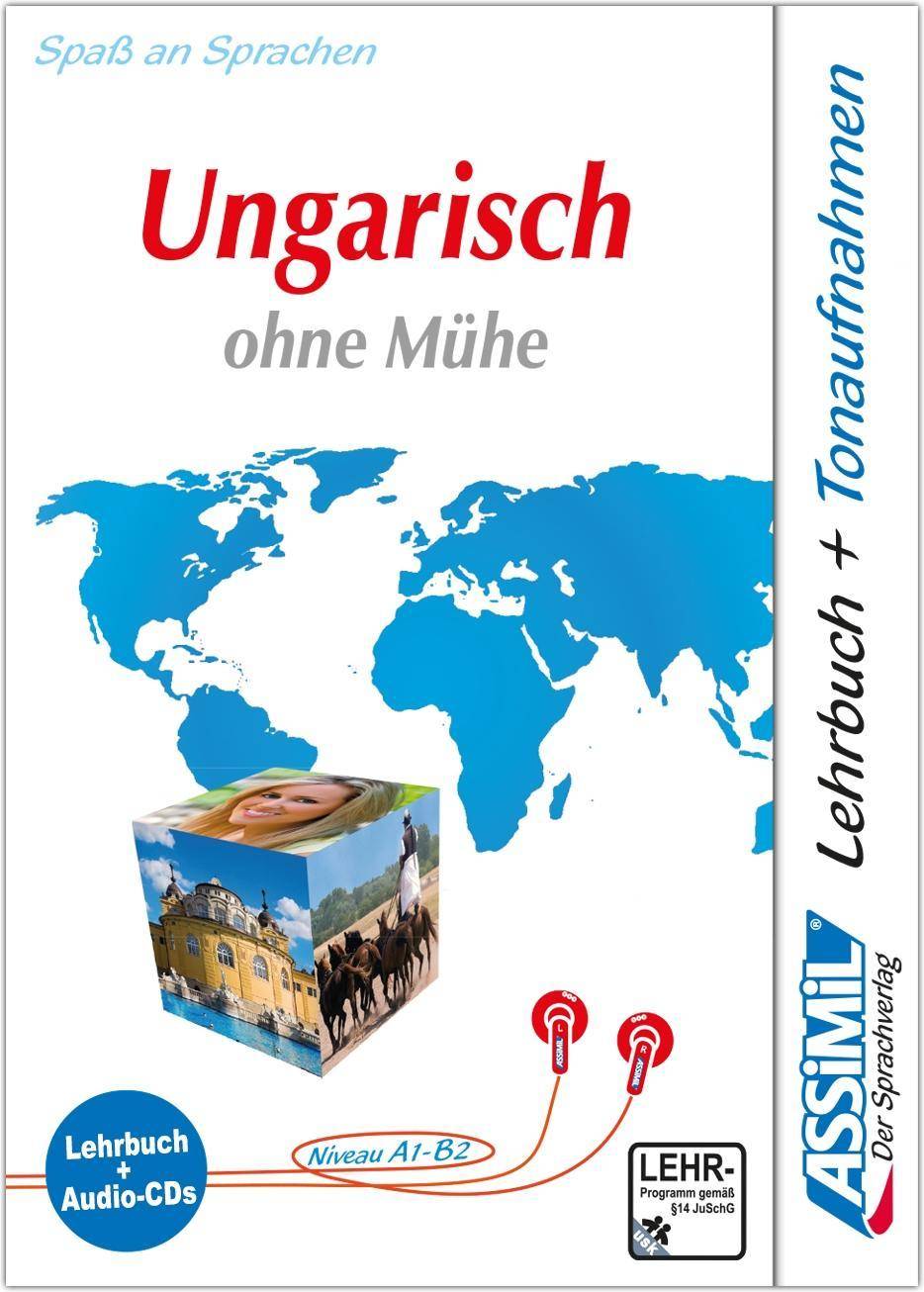 ASSiMiL Ungarisch ohne Mühe - Audio-Sprachkurs - Niveau A1-B2 Selbstlernkurs in deutscher Sprache, Lehrbuch + 4 Audio-CDs