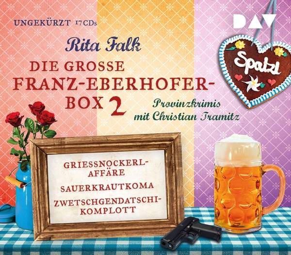 Die große Franz-Eberhofer-Box 2, 17 Audio-CDs Ungekürzte Lesungen mit Christian Tramitz (17 CDs), Lesung. CD Standard Audio Format