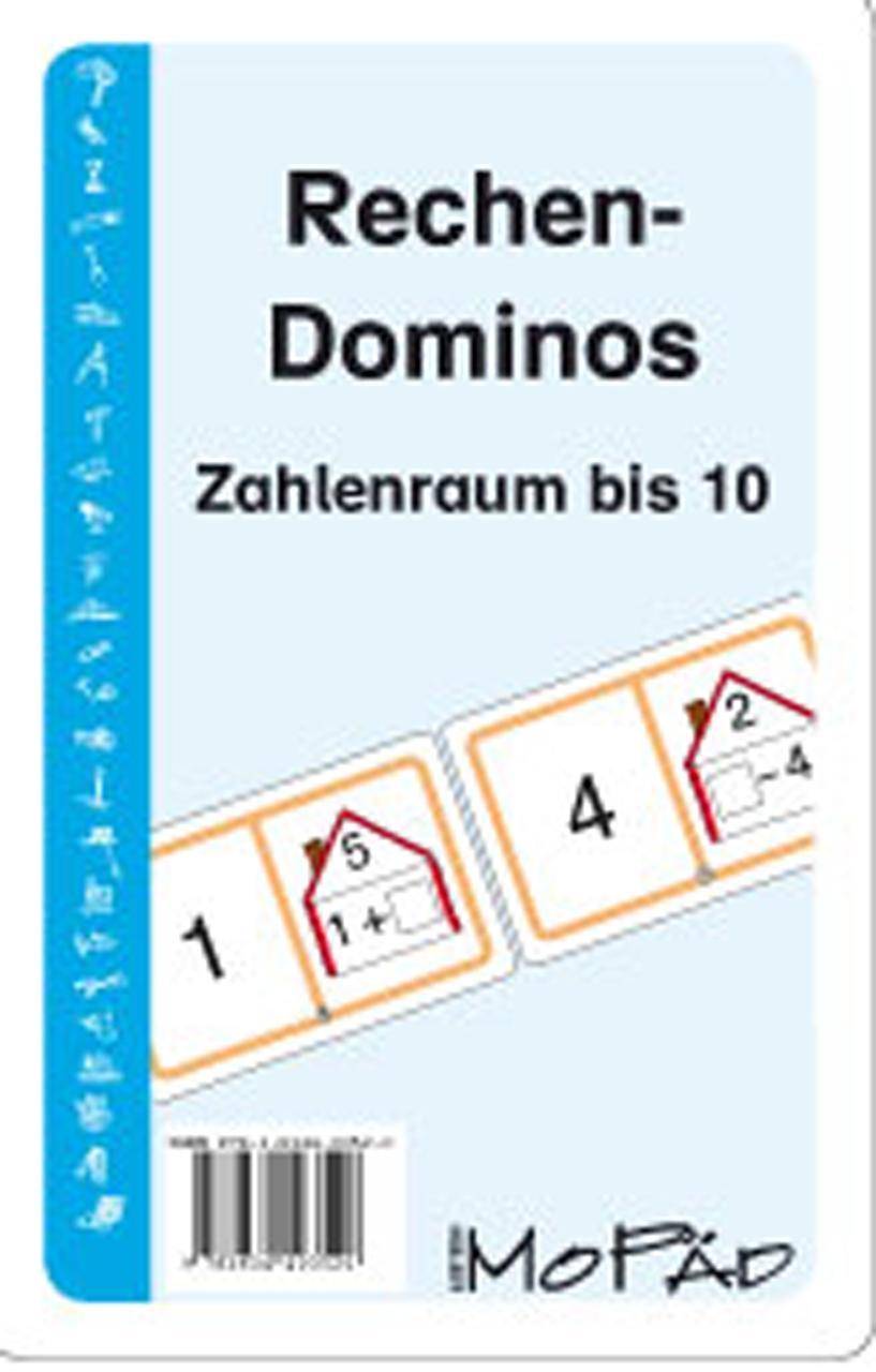 Rechen-Dominos: Zahlenraum bis 10 1. und 2. Klasse