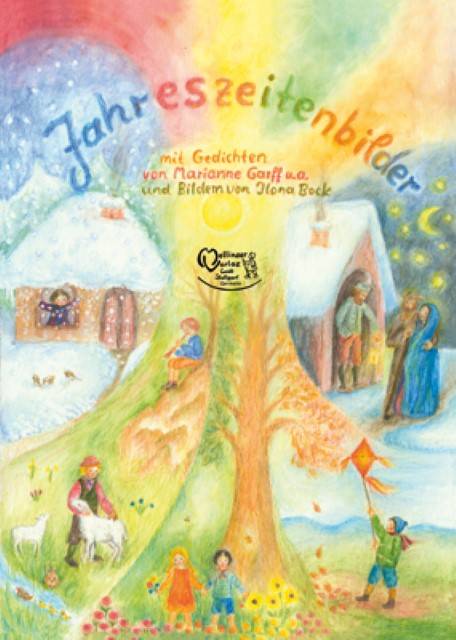 Jahreszeitenkalender Mit Gedichten, Immerwährender Wandkalender 30 x 42 cm