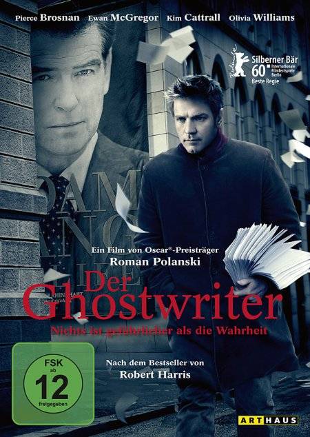 Der Ghostwriter Ausgezeichnet mit dem Silbernen Bär bei den Filmfestspielen Berlin 2010 (Beste Regie), Europäischen Filmpreis 2010 für den Besten