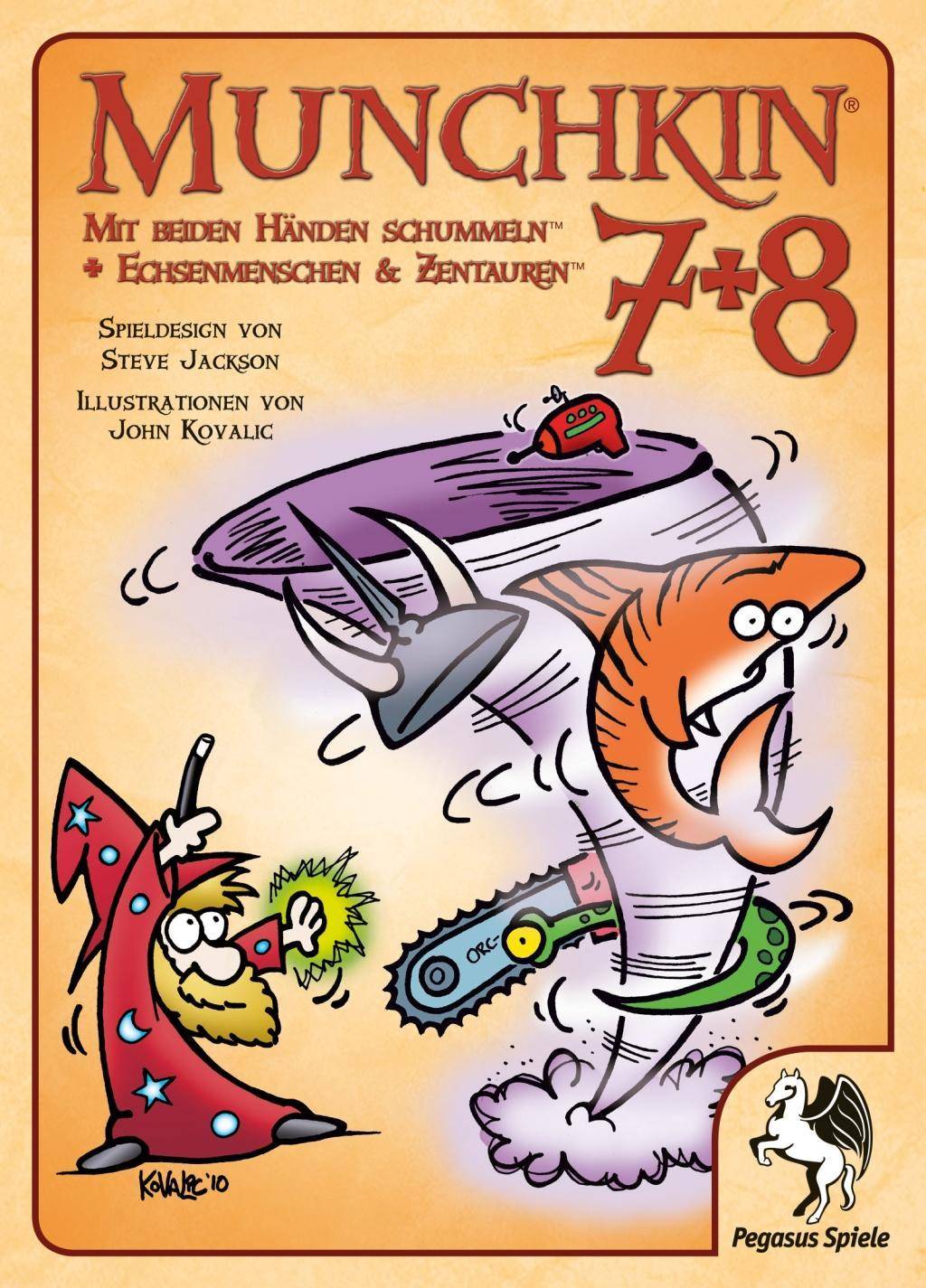 Munchkin 7 + 8 (Spiel-Zubehör) Mit beiden Händen schummeln. Echsenmenschen & Zentauren. 2 Erweiterungen