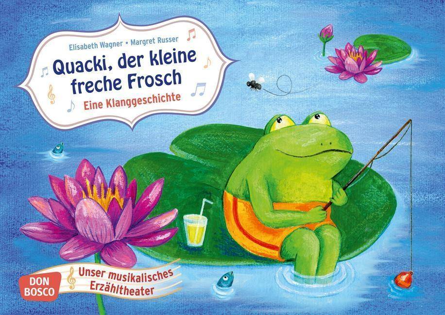 Quacki, der kleine freche Frosch. Eine Klanggeschichte, Kamishibai Bildkartenset Entdecken. Erzählen. Begreifen.