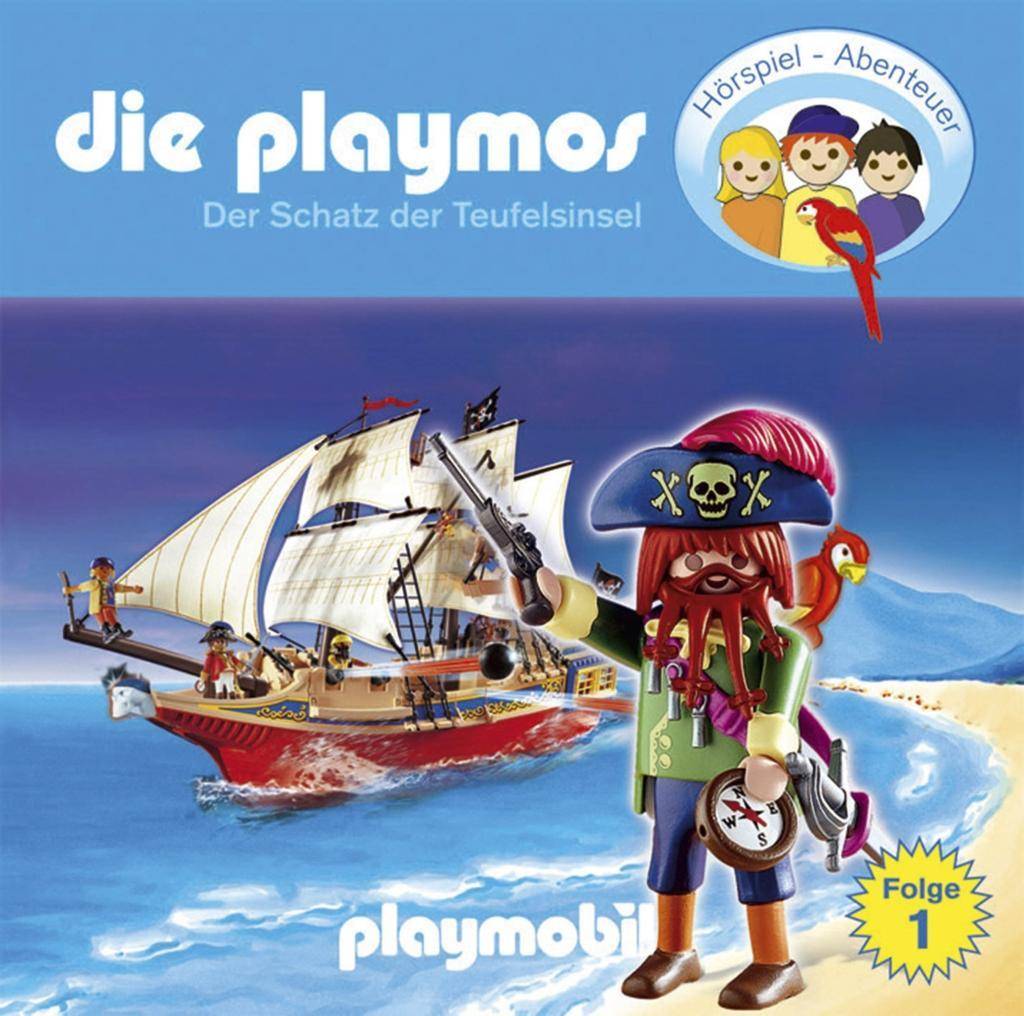 Die Playmos - Der Schatz der Teufelsinsel, 1 Audio-CD Hörspiel-Abenteuer