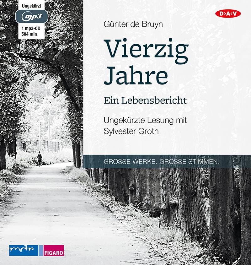 Vierzig Jahre. Ein Lebensbericht, 1 MP3-CD Ungekürzte Lesung. MP3 Format