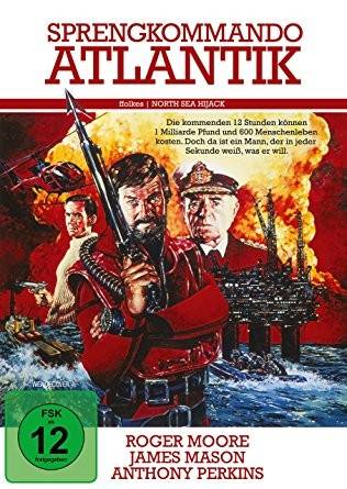 Sprengkommando Atlantik Regie: Andrew v McLaglen, Schauspieler: Roger Moore/James Mason/Anthony Perkins u a, GB 1980, FSK ab 12, DVD-Video, Dt/engl