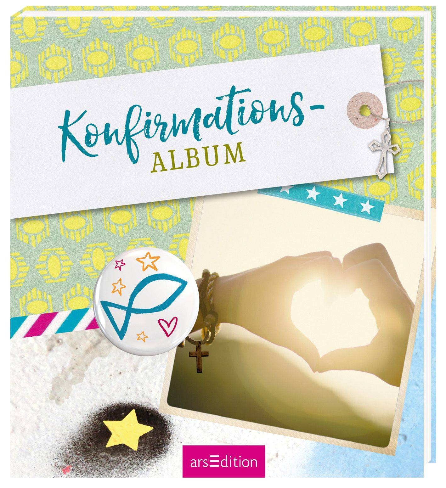Konfirmationsalbum Eintragbuch 19,3 x 17 cm