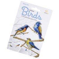 Stikki Marks Winter Birds - 30 Mini-Lesezeichen Selbstklebend und wiederablösbar