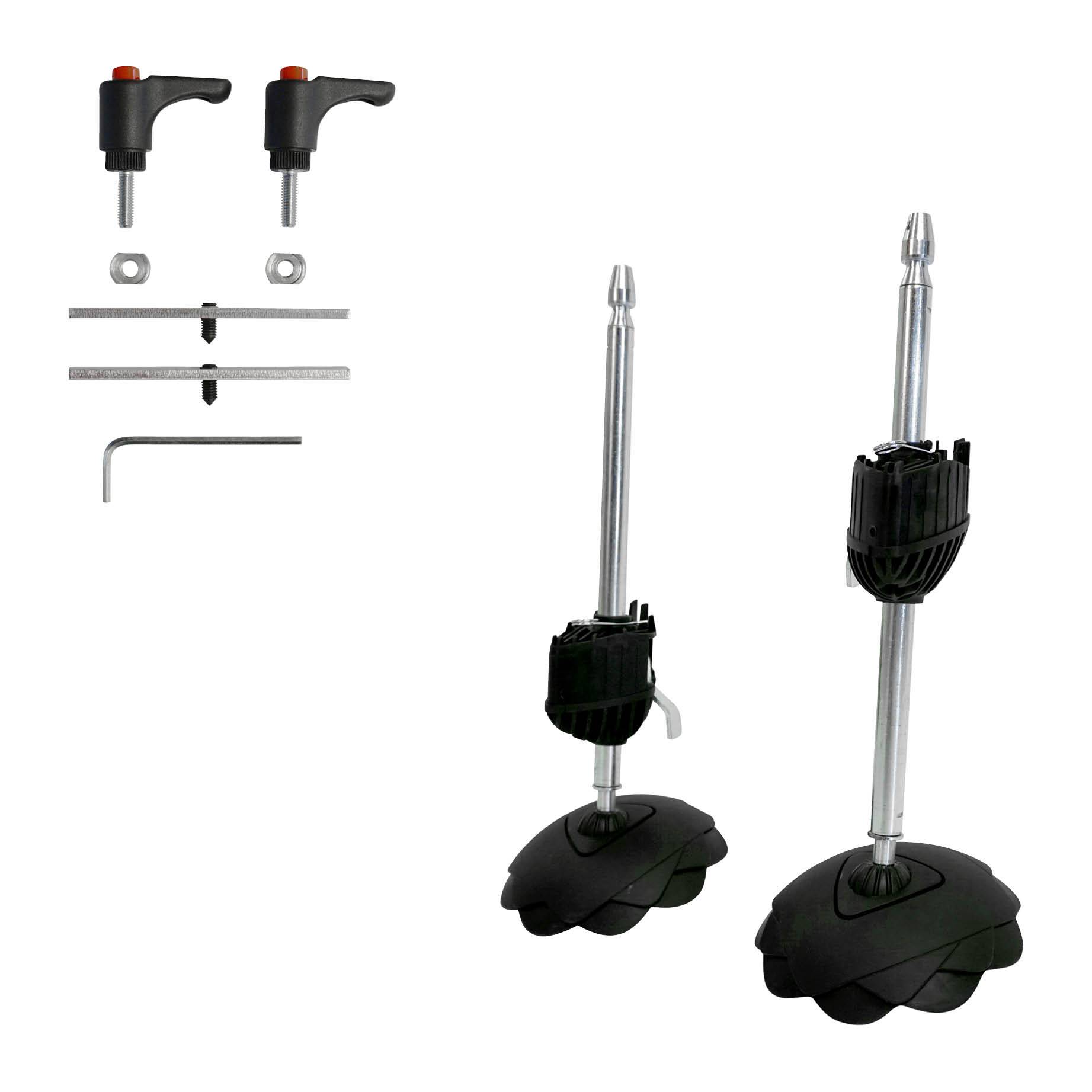 Telesteps Prime Line höhenverstellbarer Fuß (9190-101) + Befestigungsset für Ausleger