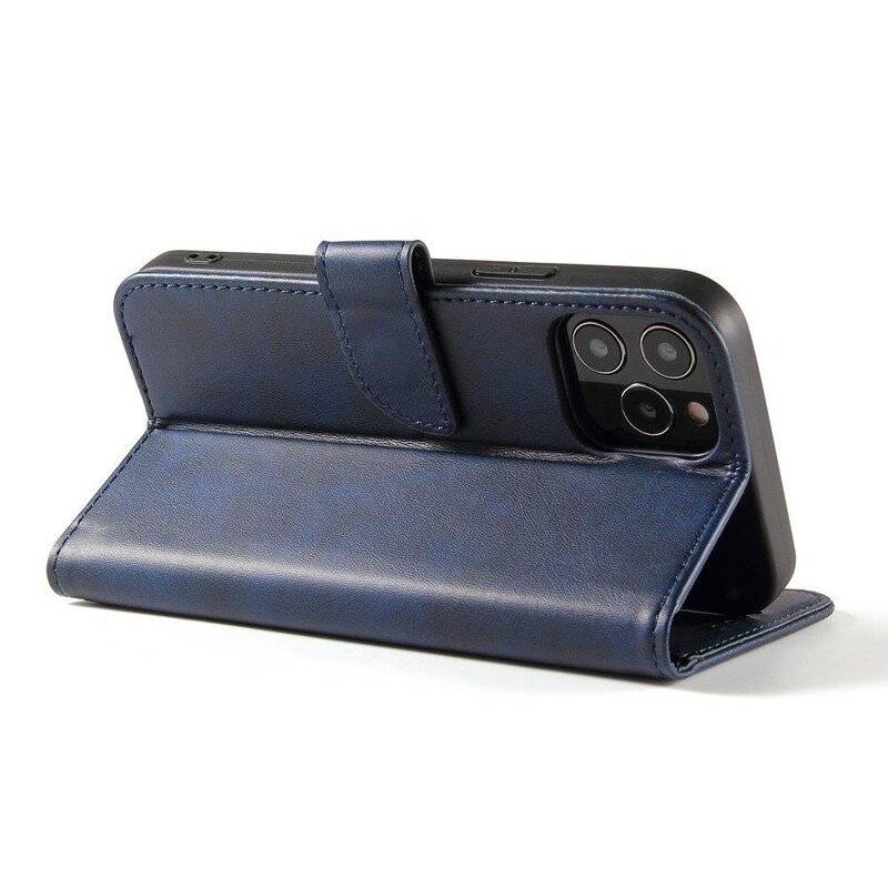 Premium Magnet Case Buch Tasche aufklappbare Hülle Standfunktion Zubehör für Samsung Galaxy S21 (G991F) in Blau