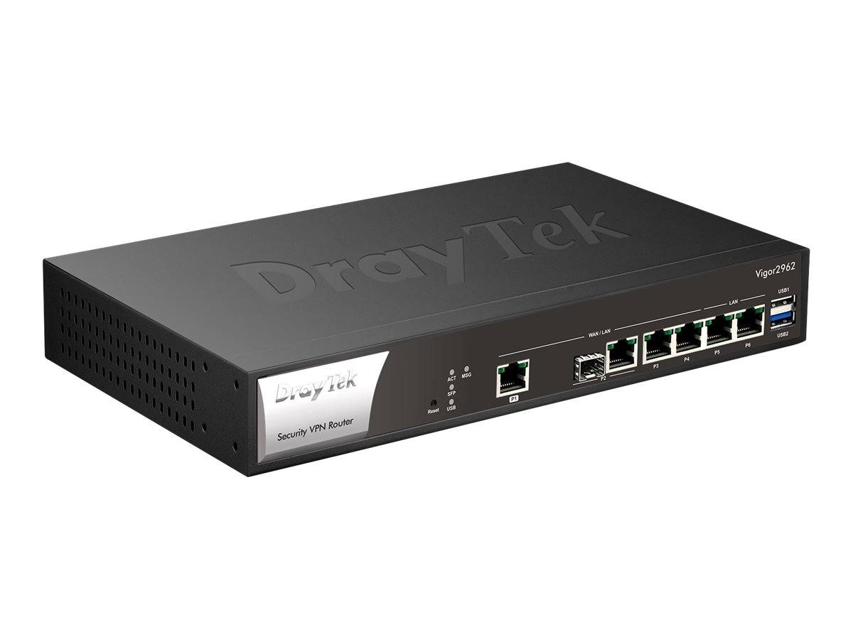 Draytek Vigor 2962 - Router 4-Port-Switch - 1GbE, 2.5GbE