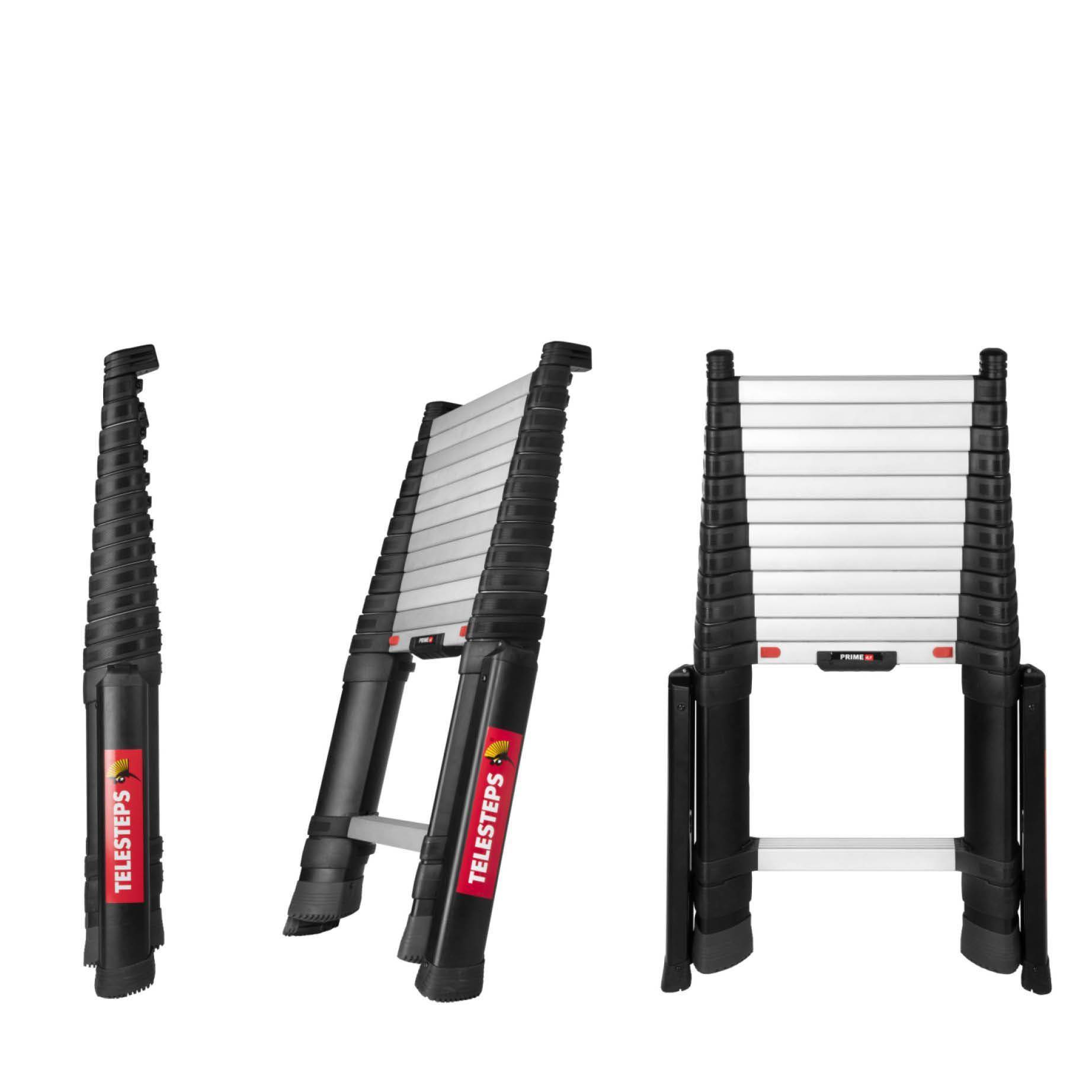 Telesteps Prime Line 4,1 m mit Stabilisatoren, inkl. Wandhalterung