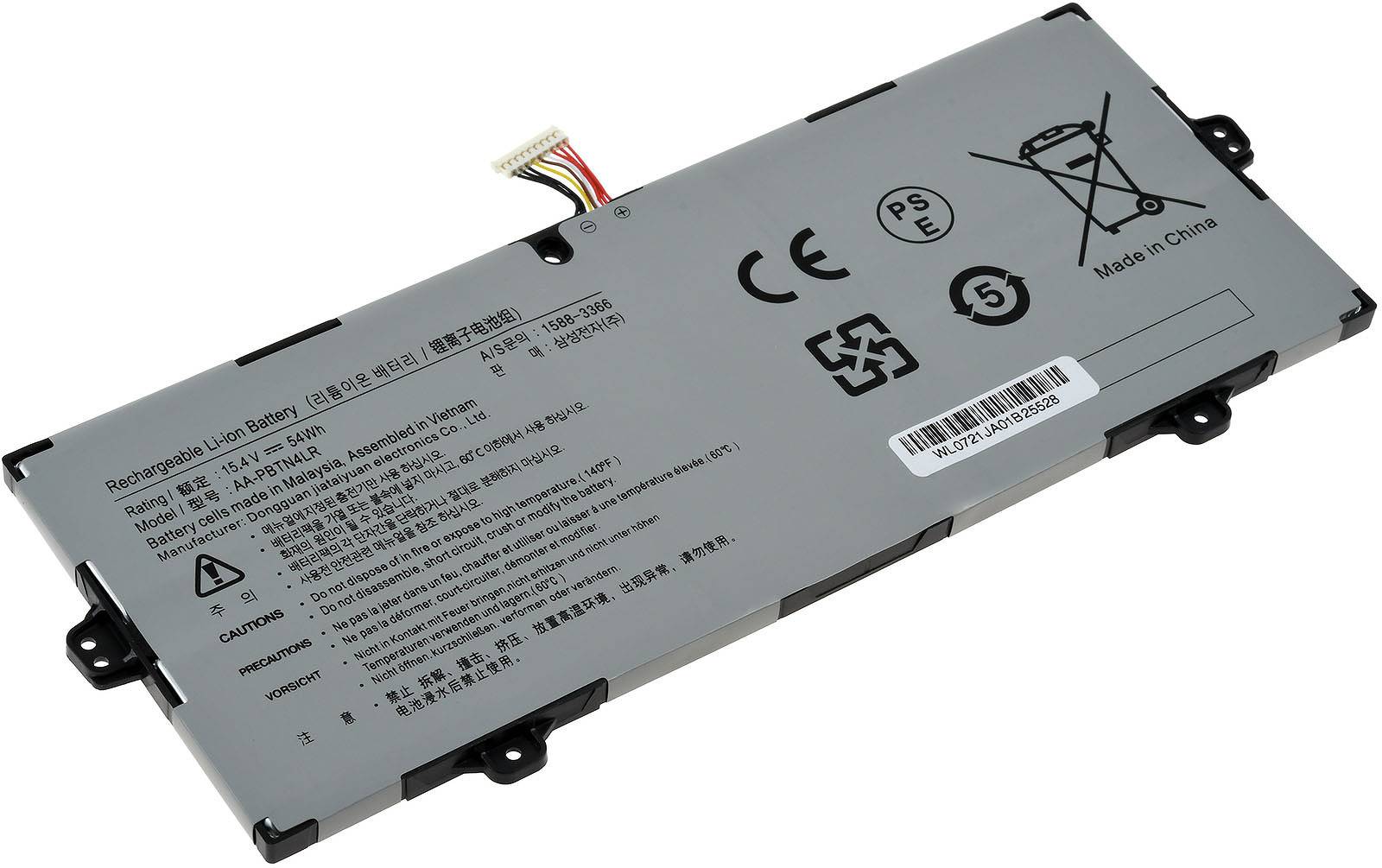 Powery Akku kompatibel mit Samsung Typ AA-PBTN4LR-05, 15,4V, Li-Polymer
