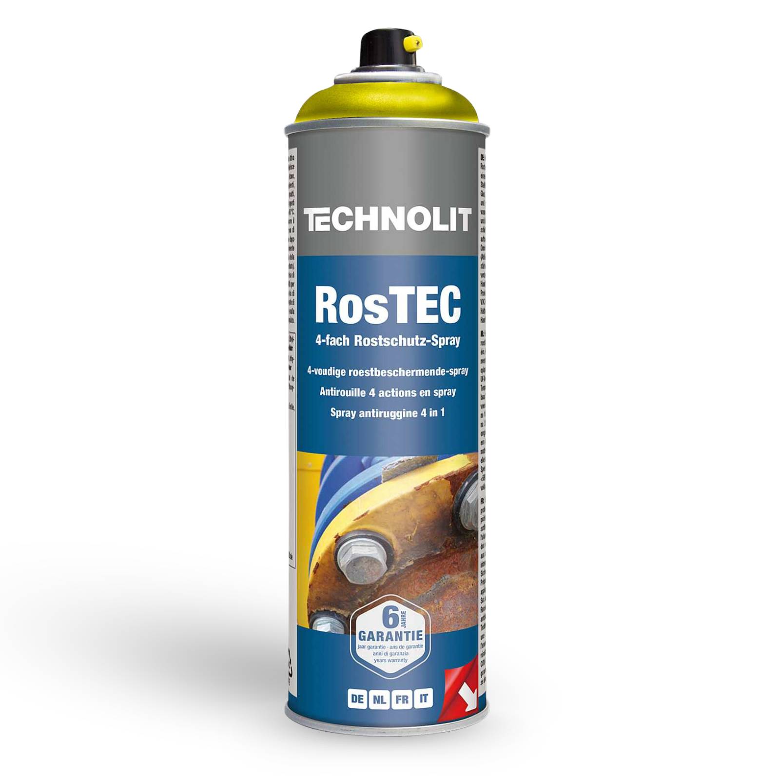 TECHNOLIT Rostschutz Spray RosTEC RAL 500 ml - Farbe:rapsgelb