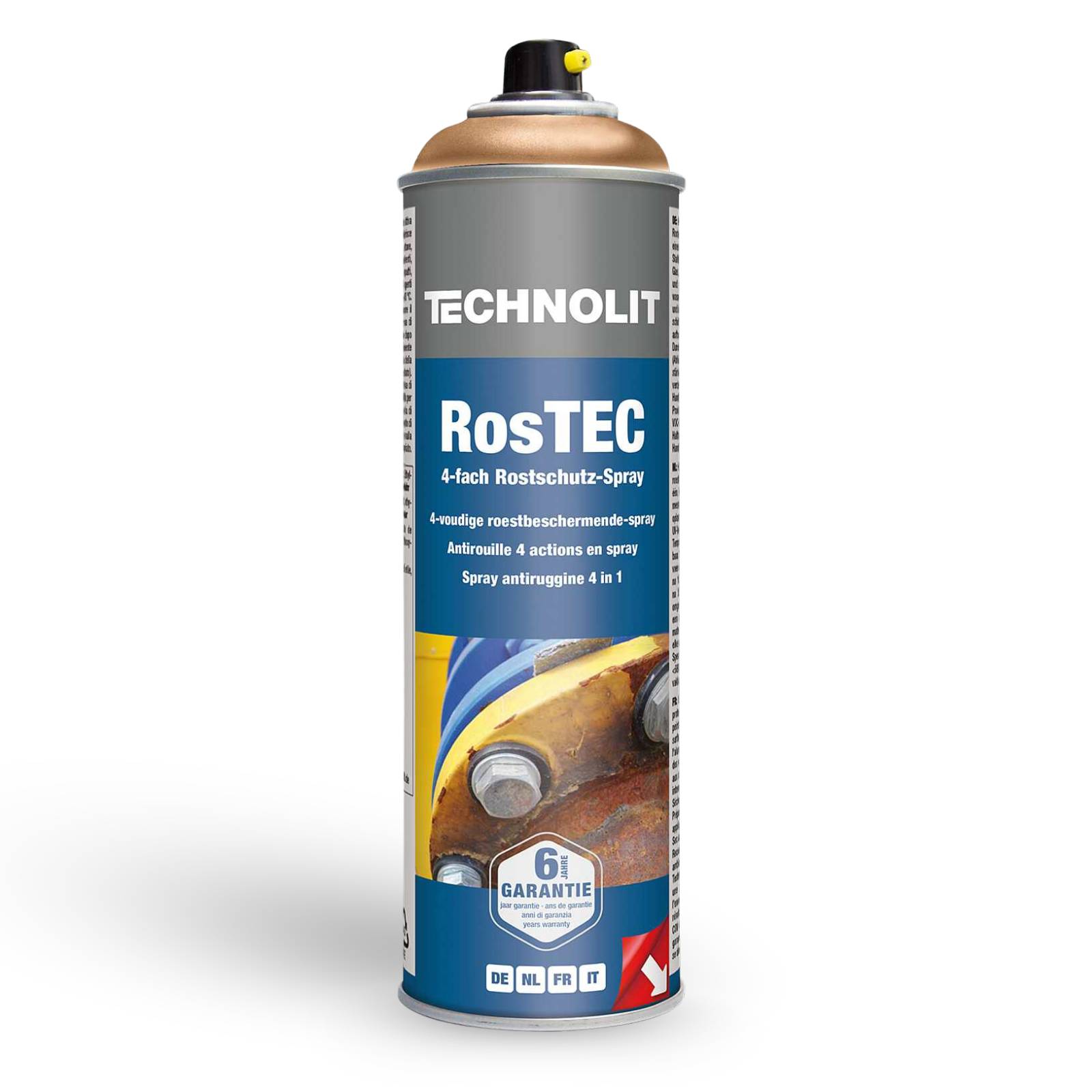 TECHNOLIT Rostschutz Spray RosTEC RAL 500 ml - Farbe:tieforange